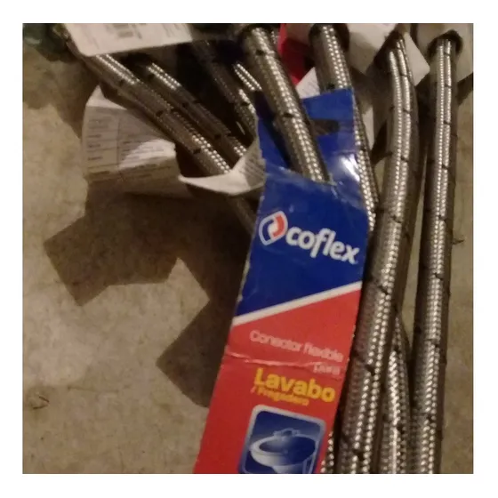 Canilla Malla Tejida De Acero Inoxidable Coflex Poceta Y Lav
