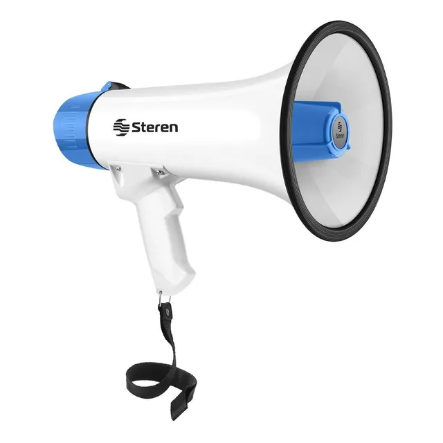 Megáfono Steren 25 Watts Grabadora De Voz Recargable Mg-255