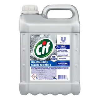 Lava-louças Para Måquina De Lavar Louças Sem Perfume Cif Pro Kitchen Galão 5l Lava-louças Para Måquina De Lavar Louças Sem Perfume Cif Pro Kitchen Galão 5l