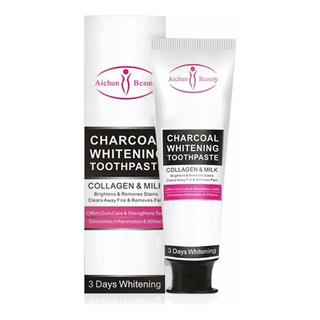 Crema Dental Tubo Pasta De Carbón Activado Blanqueamiento Crema Dental Tubo Pasta De Carbón Activado Blanqueamiento