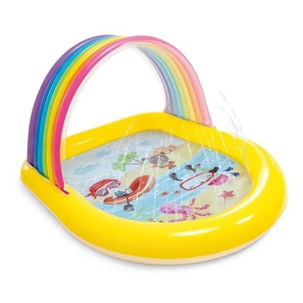 Piscina Intex  Niños Arcoiris Raibow 2 Anos O Mas
