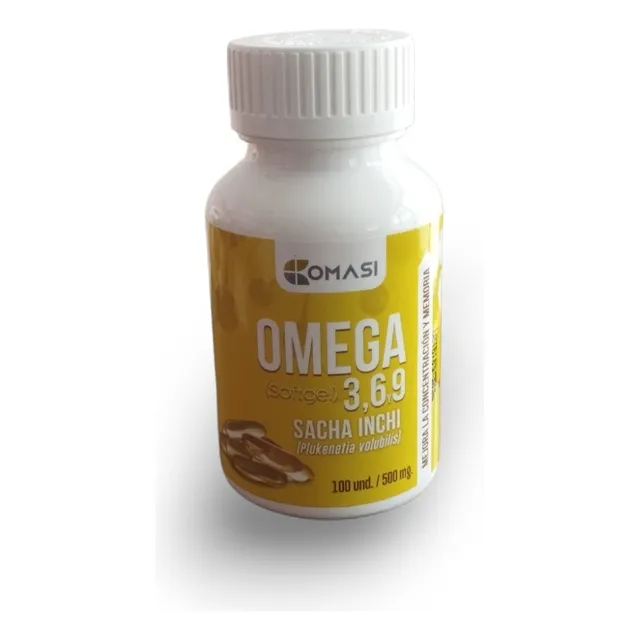 Omega 3,6 Y 9 De Sacha Inchi 