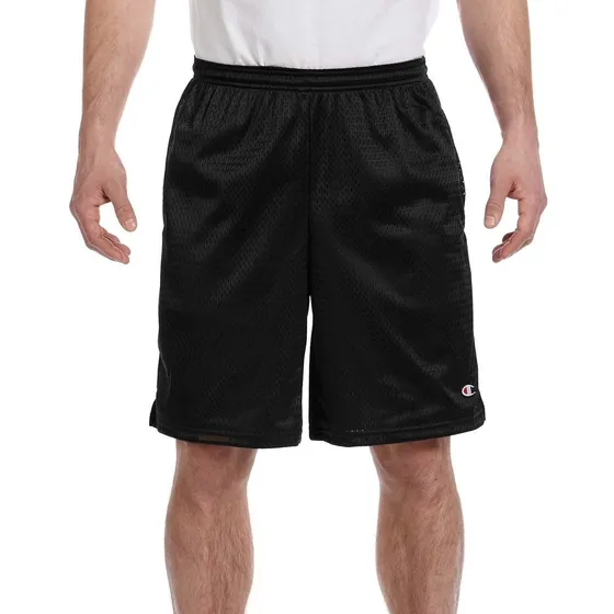 Corto Largo Malla Bolsillo Para Hombre