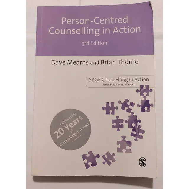 Person-centred Counselling - Mearns Healing In Action (usado
