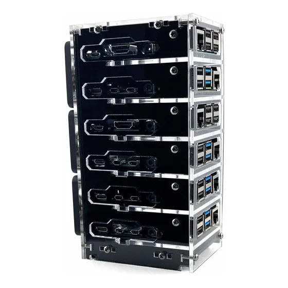 C4labs Zebra Bramble Case Raspberry Pi 4b 3b