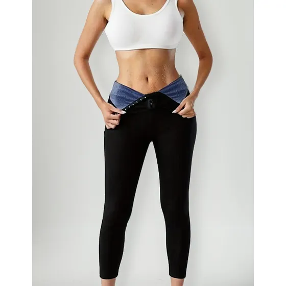 Pantalón Con Faja De Abdomen Leggins Térmico