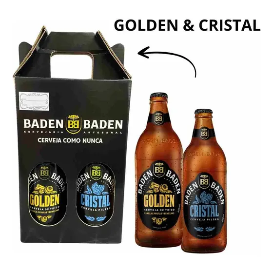 Cerveja Baden Baden Para Presente 600ml 2 Unidades