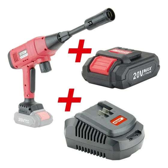 Hidrolavadora Equus Inalambrica Con Cargador 20v Bateria 2.0