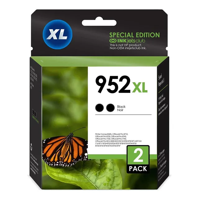 Hp 952xl - Cartucho De Tinta Compatible Con Inyección De Tin