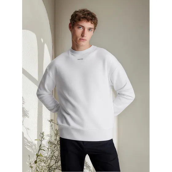 Polerón Nano Logo Cotton Modal Blanco Calvin Klein