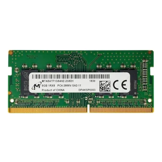 Memoria Ram 8gb Ddr4 Portátil Pc4 2666v 1rx8 Micron
