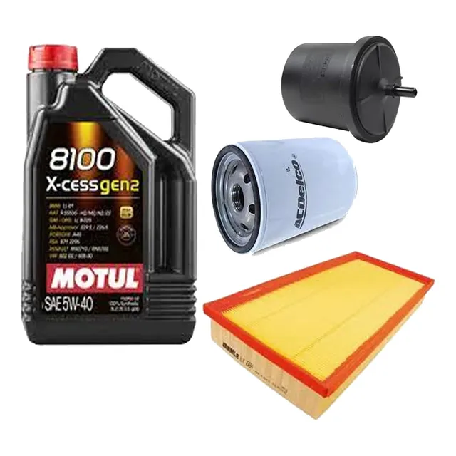 Kit 3 Filtros P/ Vw Bora Motul 8100 Xcess 5w40 5lts