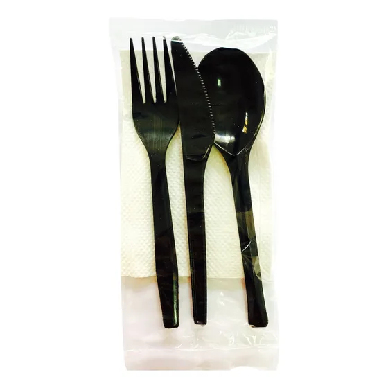 Kit Cubiertos Desechable Tenedor Cuchillo Cuchara 1.000 Kits