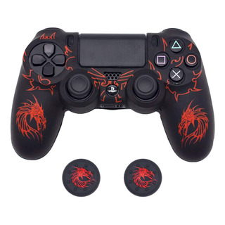 Pacote De Pele Antiderrapante Para Controlador Ps4 - Com 2 T Pacote De Pele Antiderrapante Para Controlador Ps4 - Com 2 T