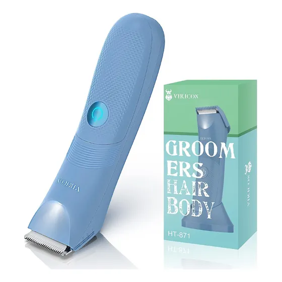 Maquina Afeitar Cuerpo E Ingle Sumergible Recargable Con Luz