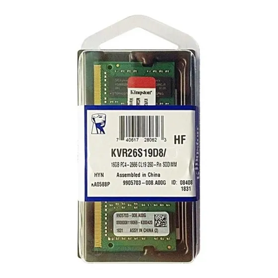 Memoria Kingston 32gb Ddr4 2666 Sodimm Notebook Tranza