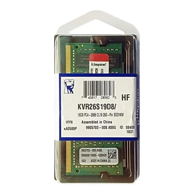 Memoria Kingston 32gb Ddr4 2666 Sodimm Notebook Tranza