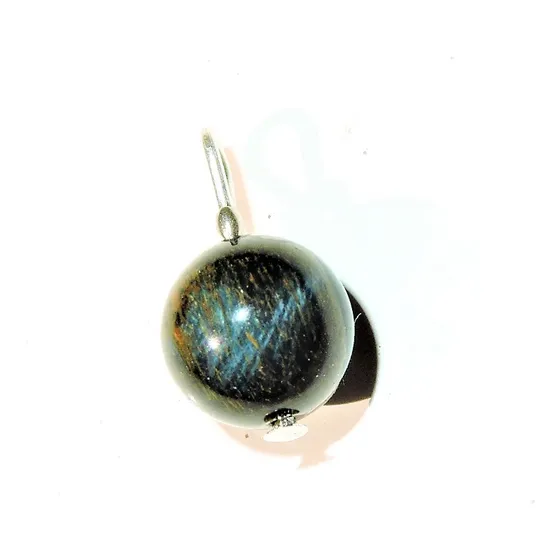 Dije Piedra Natural Ojo De Halcon Bola  16  Mm
