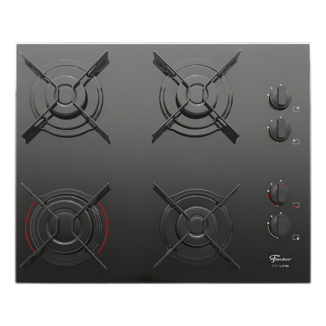 FogĂŁo Cooktop Fischer 4q Fit Line GĂĄs Mesa Vidro 26342-57175 Preto FogĂŁo Cooktop Fischer 4q Fit Line GĂĄs Mesa Vidro 26342-57175 Preto