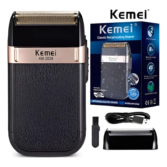 Maquina De Afeitar Cabello Shaver Kemei Km-2024 Inalambrica