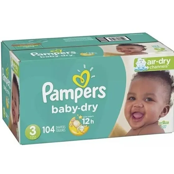 Pañales Pampers Etapa 3 X 104 Unida - Unidad A $157