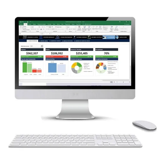 Plantilla Control Financiero En Excel