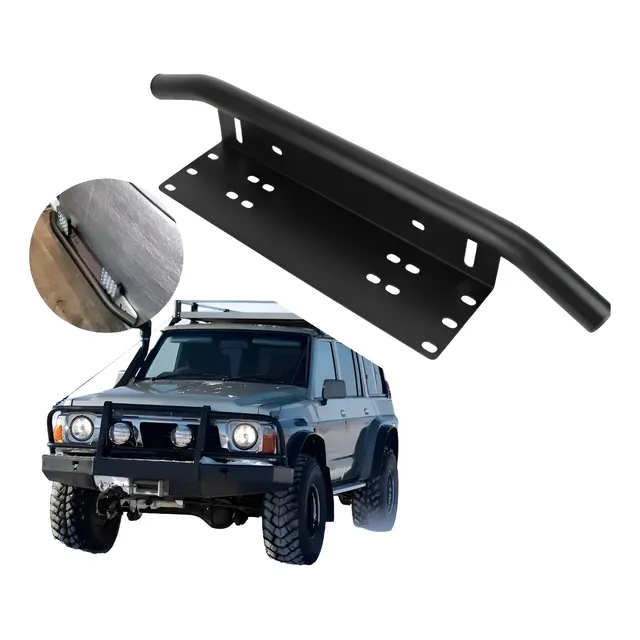 Soporte De Neblinero Universal Rack Portaplacas / Metal
