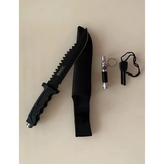 Cuchillo Táctico Blizetec Hunter 620 Acero Dentado