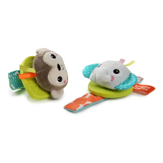 Pulseras Sonajeras Mono Y Elefante 12092 Bright Starts