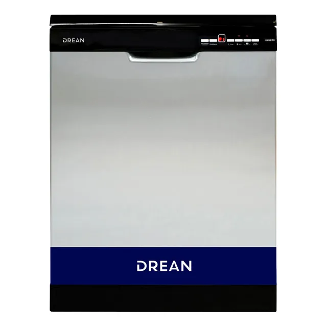 Lavavajillas 15 cubiertos inox negro Drean Dish 15.2 Dtnx color acero inoxidable negro