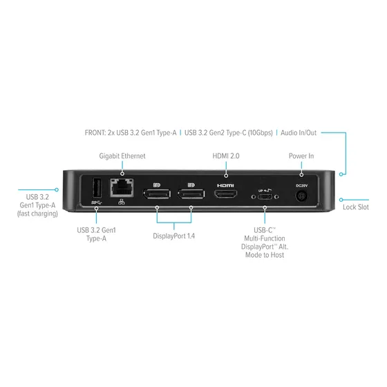 Docking Station Targus Usb-c Triple Video Pd 85w Dock430