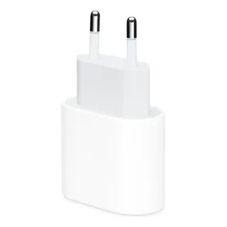 Carregador Adaptador Usb-c De 20w Para iPhone Apple Branco