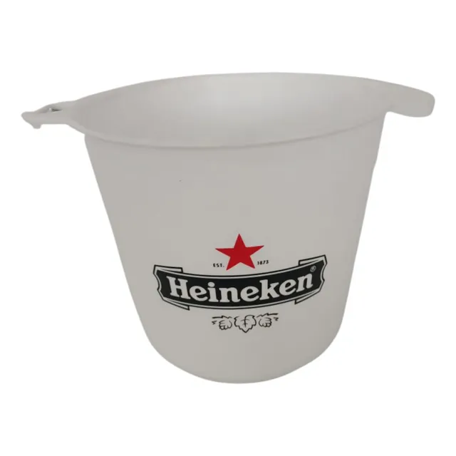 Hielera Balde De Plástico Y De Metal Para Cerveza Con Logo.
