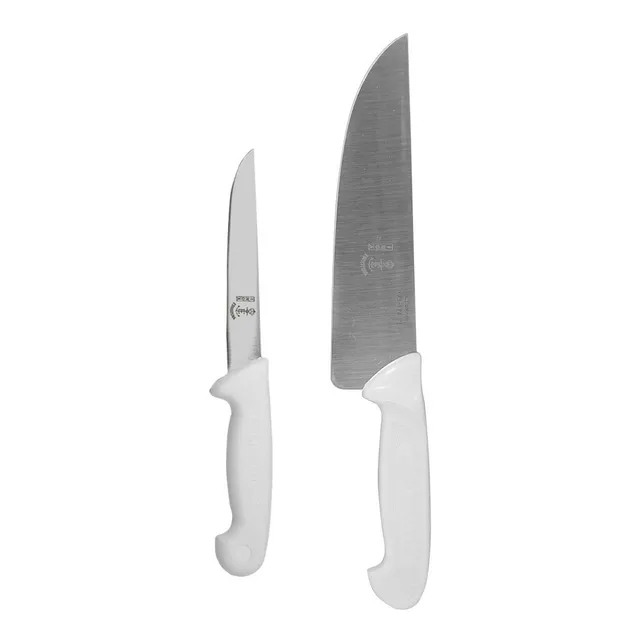 Cuchillo Carnicero 25cm + Depostador Acero Inoxib Eskilstuna