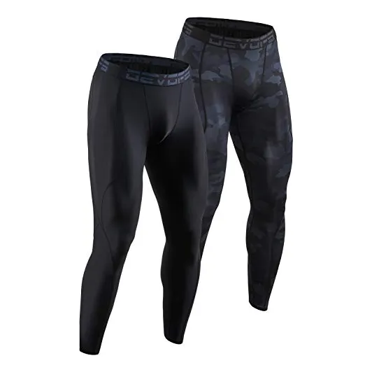 Devopa 2 Pantalones De Compresión Masculinos De 7zpyv