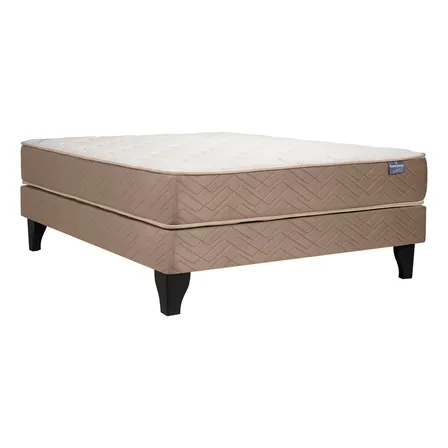 Cama Europea Bamboo 2 Plazas Celta Color Beige