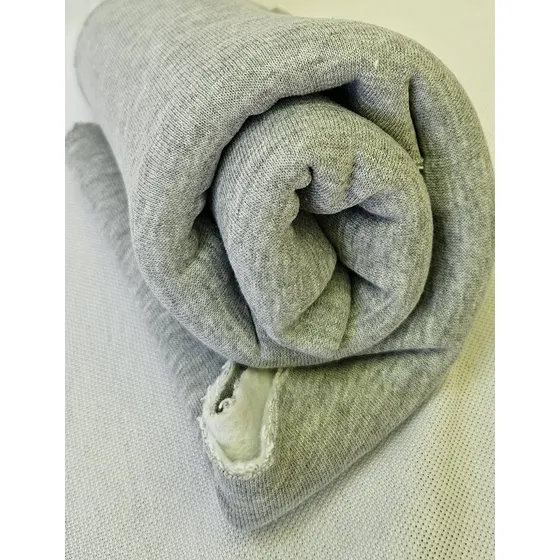 Tela Frisa Invisible Peinada X Kg Gris Melange Liso