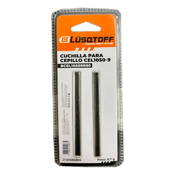 Cuchilla Repuesto Cepillo Garlopa Lusqtoff Cel 1050-9 Par