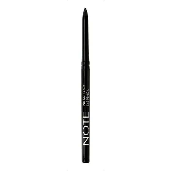 Delineador De Ojos Intense Look Retráctil Waterproof Note Color Negro
