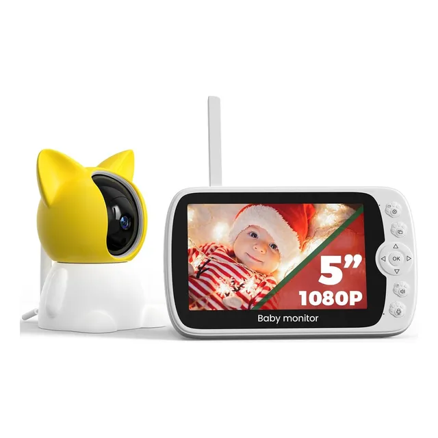 Monitor Para Bebé Audio Y Video 5 Pulgadas Vision Nocturna