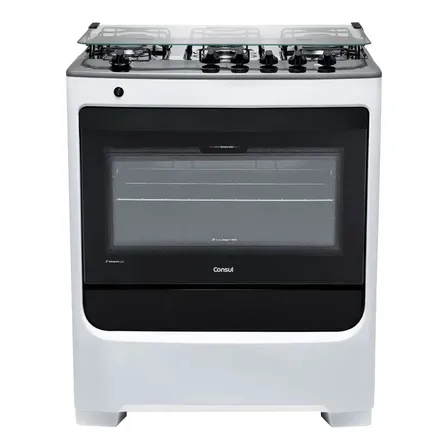 Fogão Consul Cfs5nab 5 Bocas Acendimento Automático Cor Branco 127/220v