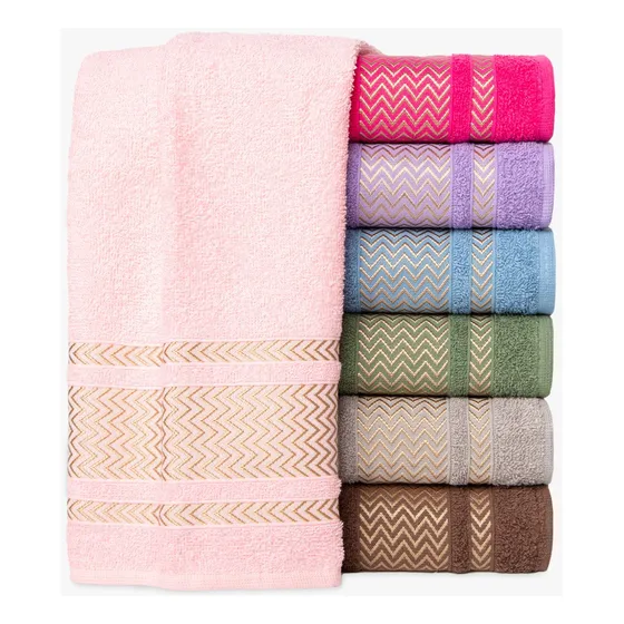 Kit 10 Toalhas De Rosto Bali 100 % Algodão Premium - 45x70cm