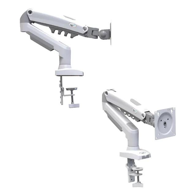 Suporte Articulado A GĂĄs F80w ELG Branco Para Monitor / Tv Suporte Articulado A GĂĄs F80w ELG Branco Para Monitor / Tv