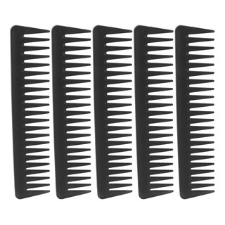 Peine Desenredante De Dientes Anchos, 5 Unidades, Para Uso P Peine Desenredante De Dientes Anchos, 5 Unidades, Para Uso P
