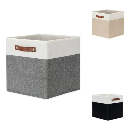 Caixa Cesto Organizador Rígido Dobrável P/ Nichos 30x30x30 Caixa Cesto Organizador Rígido Dobrável P/ Nichos 30x30x30