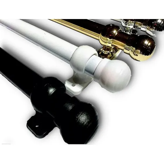 Barral Hierro 20 Mm X 1 Metro Negro/ Blanco Local Al Publico