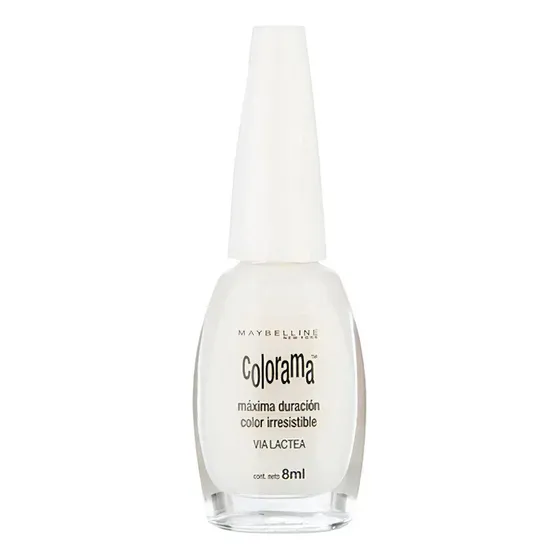 Esmalte de uñas color Maybelline Colorama de 8mL de 1 unidades color Blanco