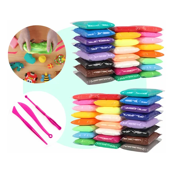 Masa Para Moldear X48 Arcilla Ultraligera Plastilina Infanil