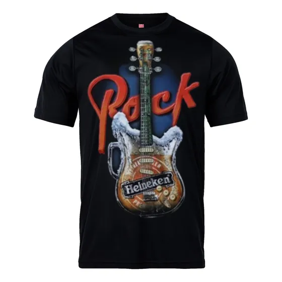 Remera De Algodón Yorkstone Heineken Rock Talles Especiales