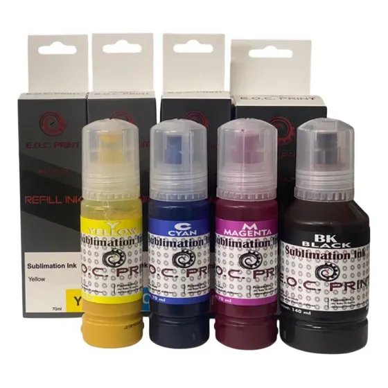 Tinta Epson Sublimación L1210 L1250 L3210 Kit 4 Tintas